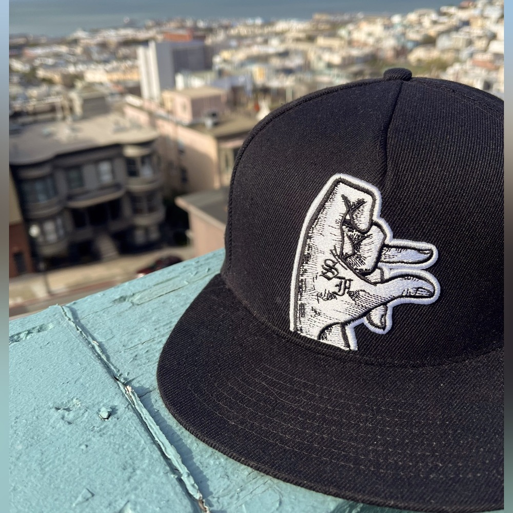 SAN FRANCISCO “hand sign” original. Available at sincerelyskitso.com